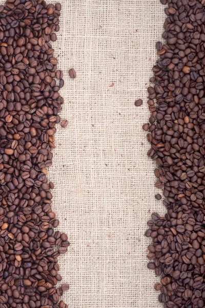Kahverengi kahve çekirdekleri. — Stok fotoğraf