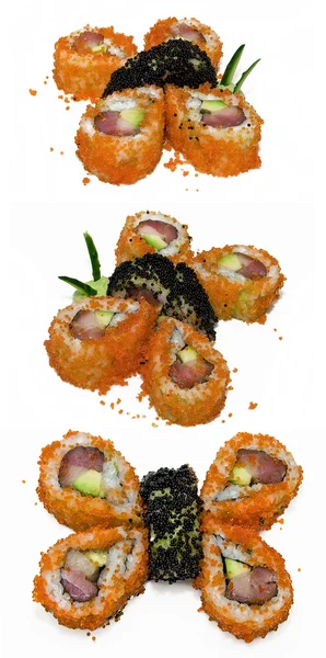 Sushi tallrik Royaltyfria Stockfoton