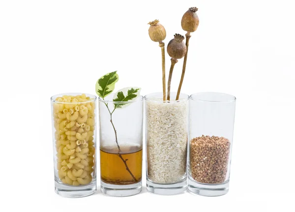 stock image Kitchen still life on a white background