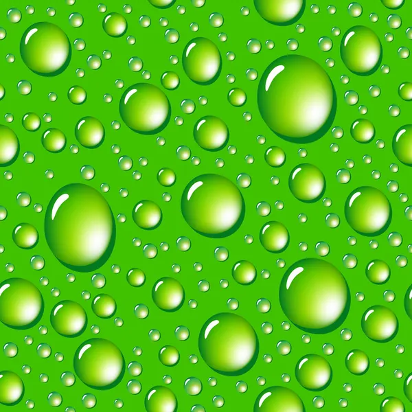 Water drops seamless background. — Stock Vector