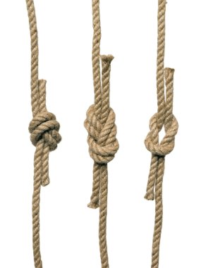 Rope knots. clipart