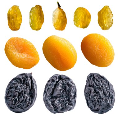 Dried fruits. clipart