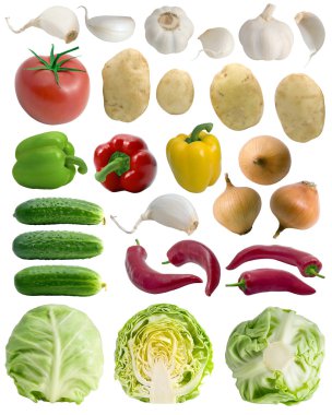 Vegetables set. clipart