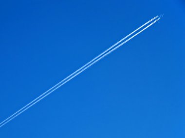 Airplane track. clipart