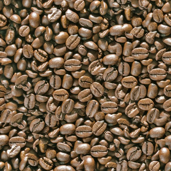 咖啡豆无缝背景. — 图库照片