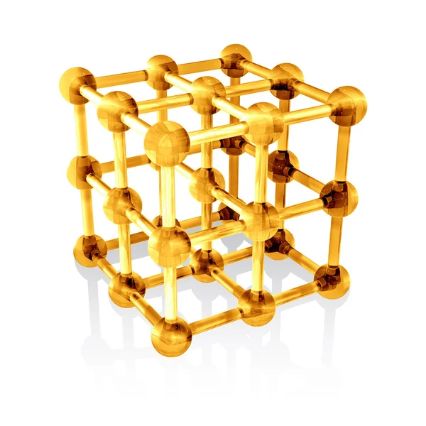 Molecule. Stock Photo