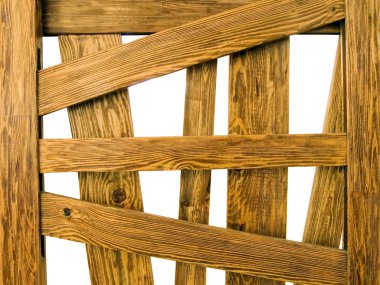 Wooden cage. clipart