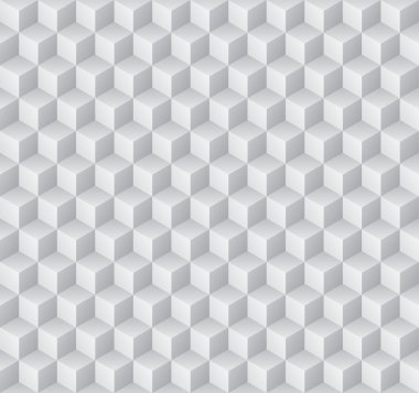 Embossed cuboids seamless background. clipart