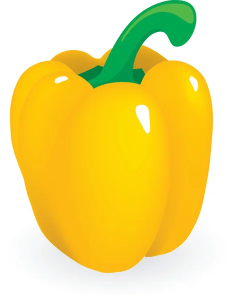 Yellow pepper. — Stock Vector