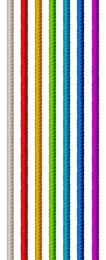 Multicolored rope. clipart