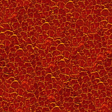 Red cracked paint seamless background. clipart