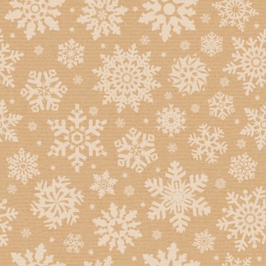 Seamless pattern with snowflake. clipart