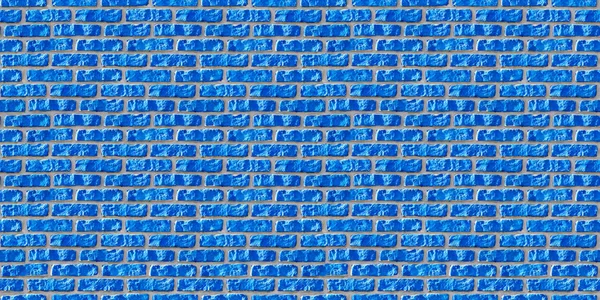 블루 벽돌 원활한 패턴. — 스톡 사진