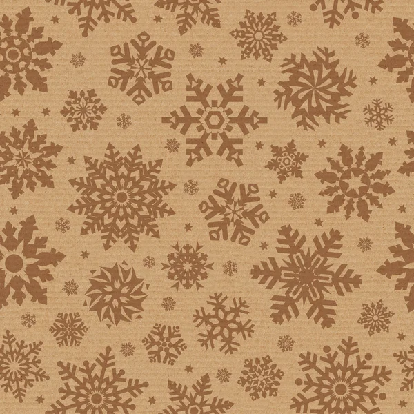Nahtloses Muster mit Schneeflocke. — Stockfoto