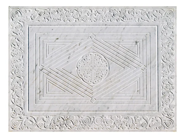Placa de mármore ornamentado . — Fotografia de Stock
