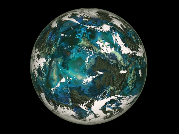 Niebieska planeta. — Zdjęcie stockowe