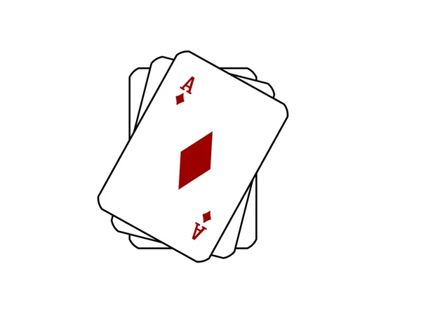 Herní karty. — Stock fotografie