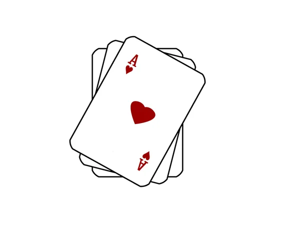 Oyun kartları. — Stok fotoğraf