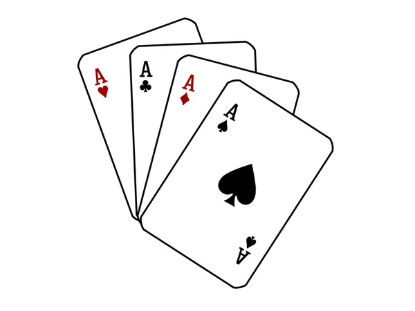 Herní karty. — Stock fotografie