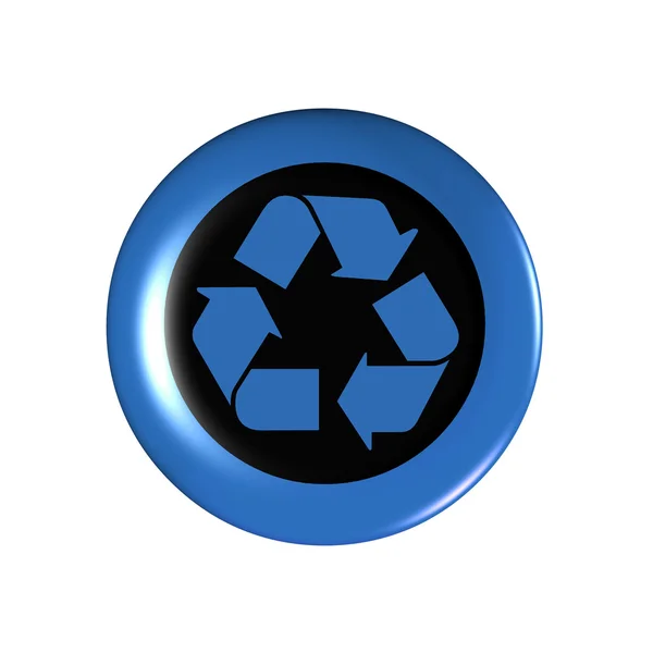 Символ вторичной переработки . — стоковое фото