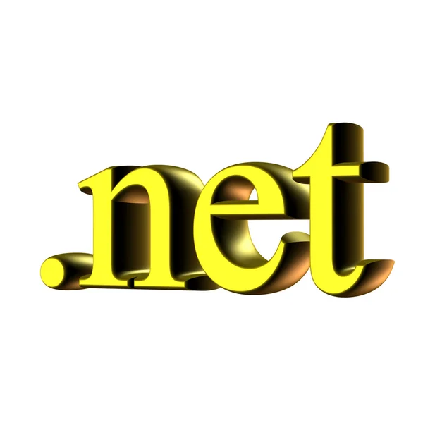 Gold net symbol. — Stock Photo, Image
