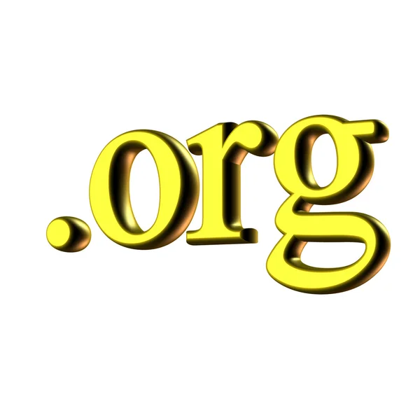 Gold-Org-Symbol. — Stockfoto