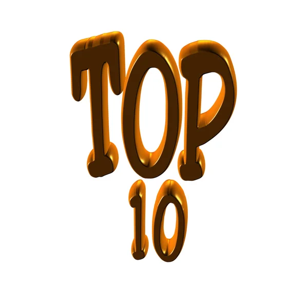 Top "10". — Zdjęcie stockowe