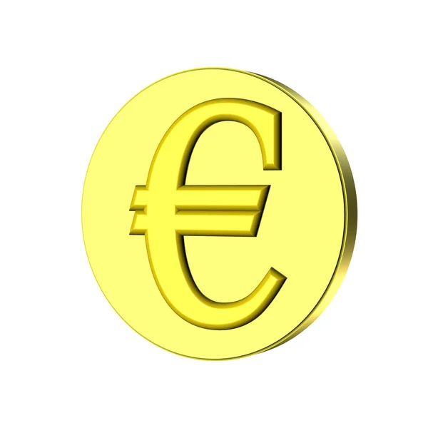 1ユーロ硬貨. — ストック写真