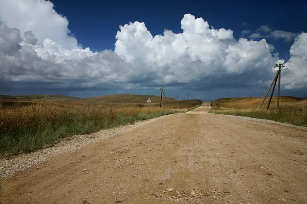 Abandoned southern road — Stock Photo, Image