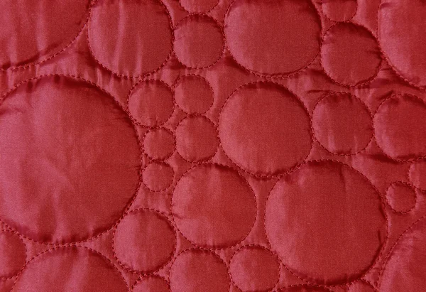 Kırmızı daire desen kumaş — Stok fotoğraf