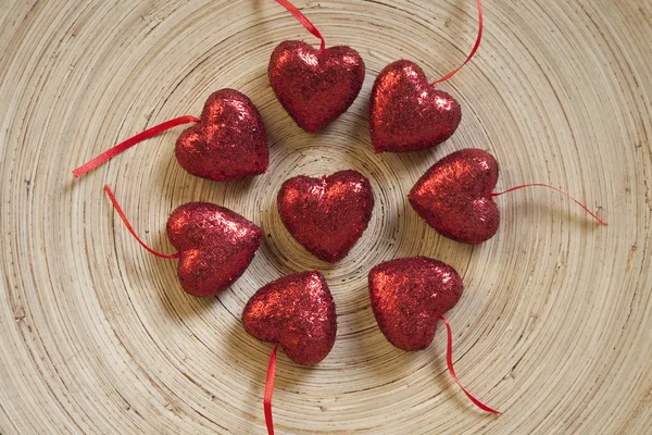 Round dance of a hearts — Stock Photo, Image