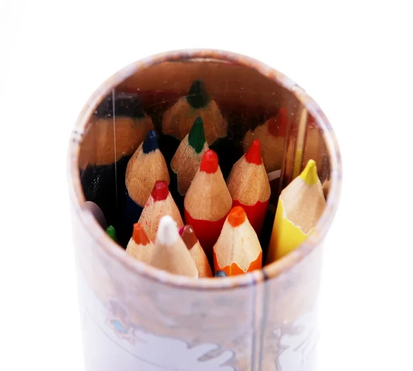 着色された鉛筆の質感 — ストック写真