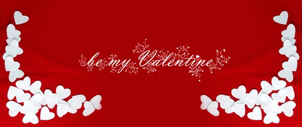 Beautiful Card Valentine Day — Stock Photo, Image