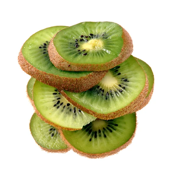 Segmenten voor kiwi — Stockfoto