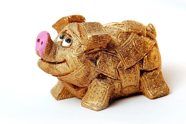 Oyuncak domuz — Stok fotoğraf