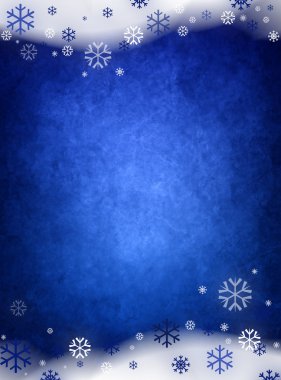 Ice blue christmas background clipart