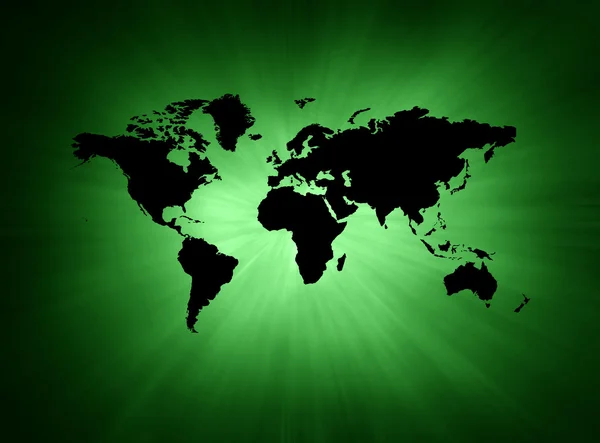 Green map — Stock Photo, Image