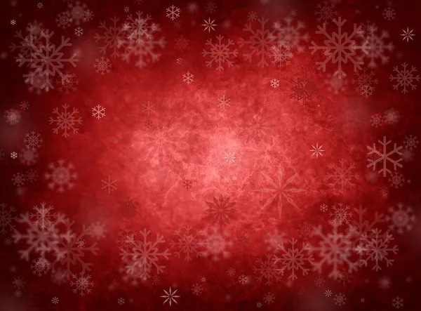 Hielo rojo fondo de Navidad — Foto de Stock