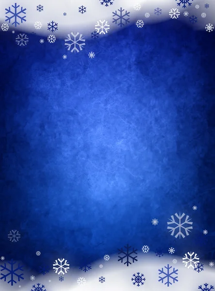 Ijs blauw Kerstmis achtergrond — Stockfoto