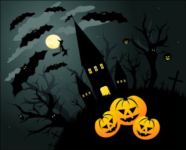 Halloween background clipart