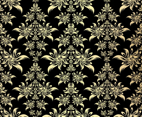 Gyllene dekorativa ornament — Stock vektor