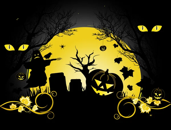 Fondo de Halloween — Vector de stock