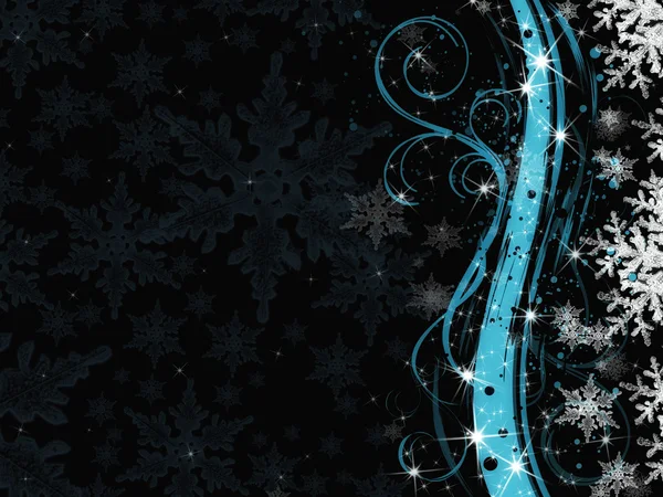 Winterblauer Hintergrund — Stockfoto