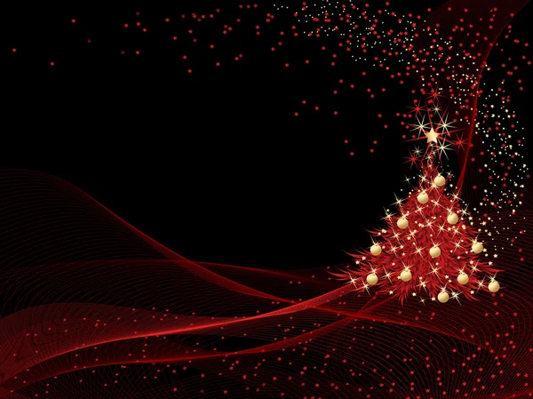 Vánoční strom vektor — Stockový vektor