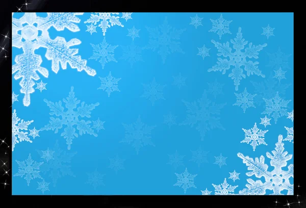 Der Bildschirm mit der Schneeflocke — Stockfoto
