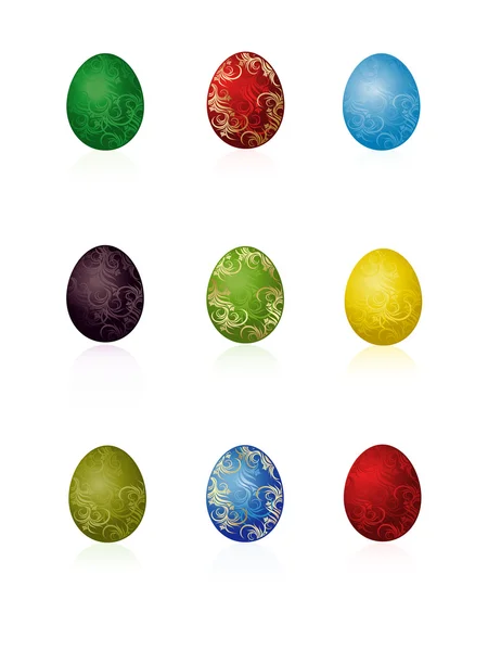 Paskalya yumurta desenli — Stok Vektör