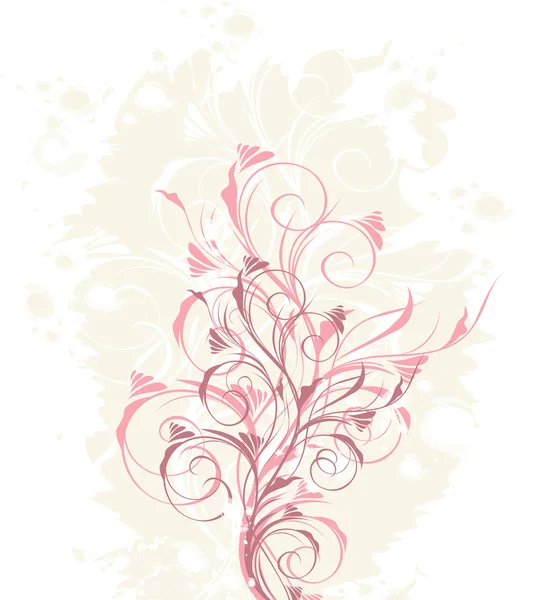 Pastel floral achtergrond — Stockvector