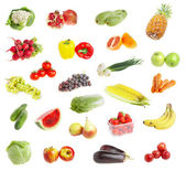 smaženými zeleninovými freshs ovoce