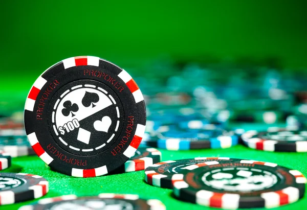 Szerencsejáték-zseton — Stock Fotó