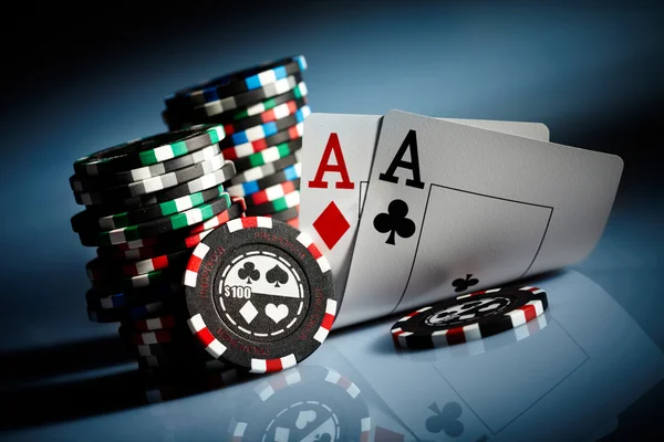 Gambling chips — Stock Photo, Image